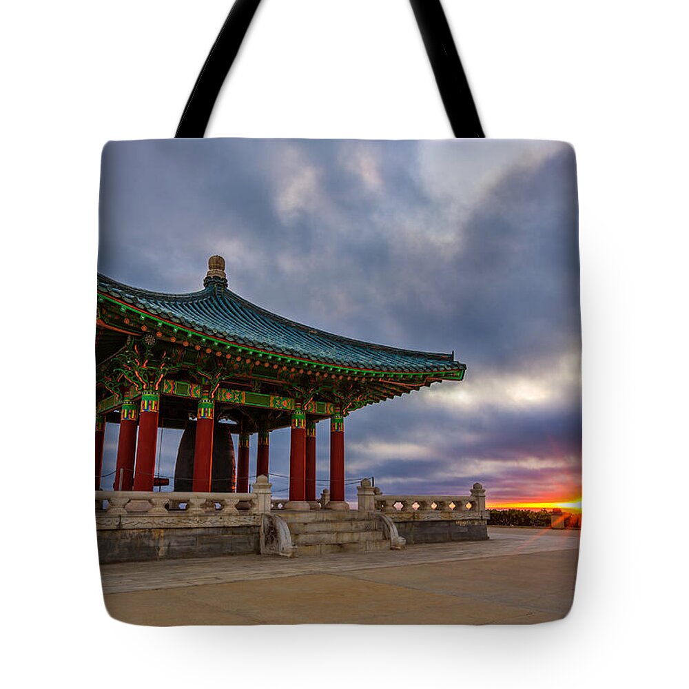 Korean Bell Tote Bag featuring the photograph Friendship by Tassanee Angiolillo