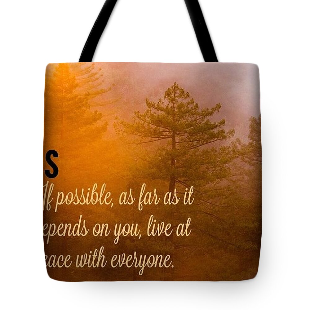  Tote Bag featuring the photograph Friendship215 by David Norman