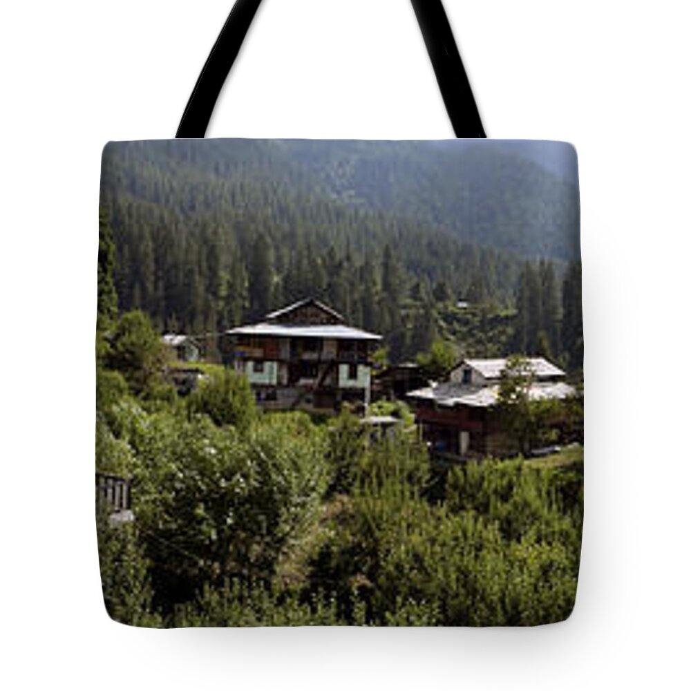 Blacony Tote Bag featuring the photograph From my balcony by Sumit Mehndiratta