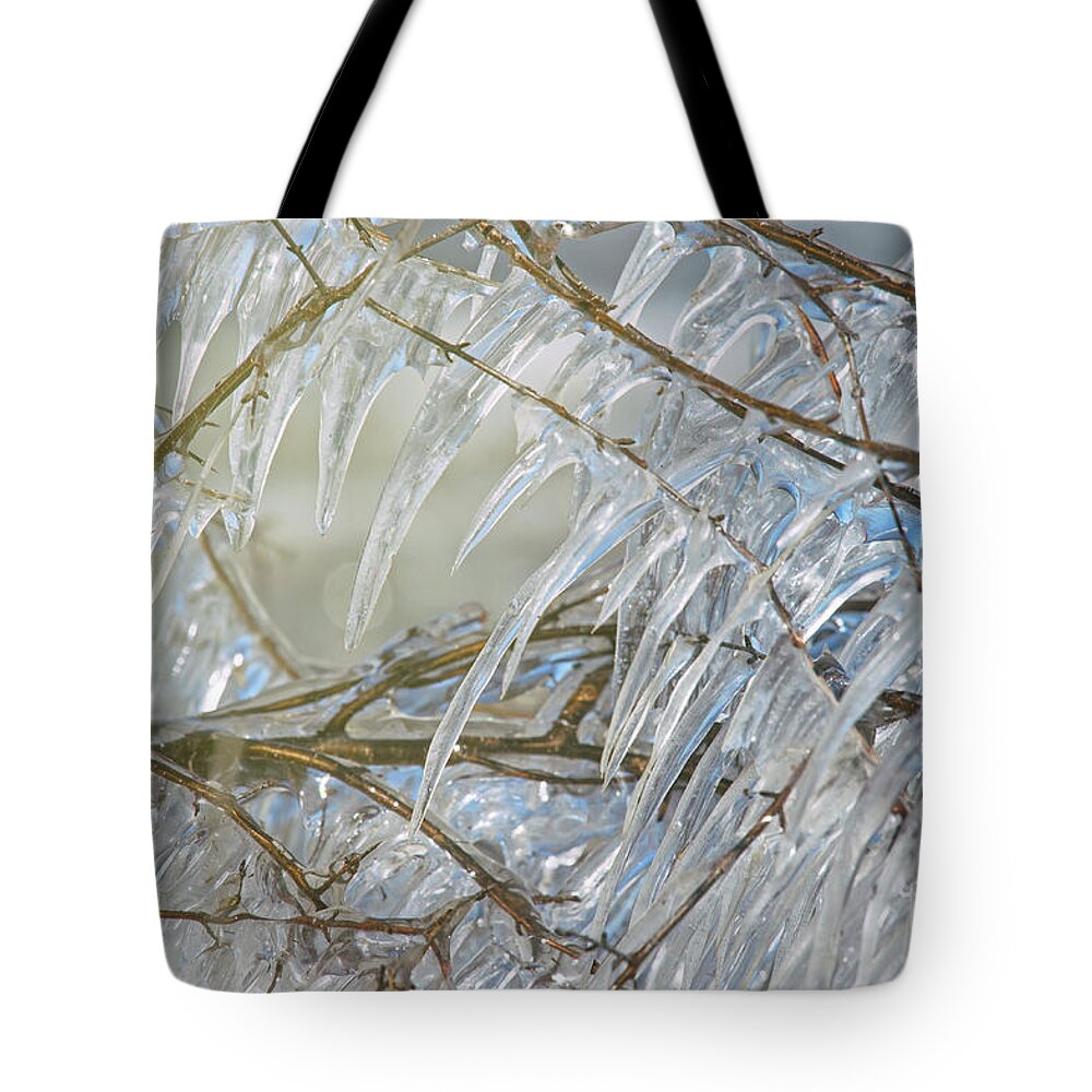 Nina Stavlund Tote Bag featuring the photograph Frostbite.. by Nina Stavlund