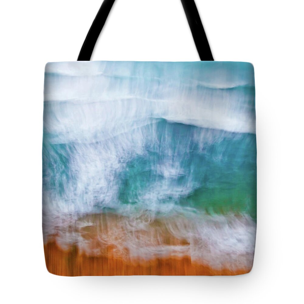 12 Apostles Tote Bag featuring the photograph Frothing Over by Az Jackson