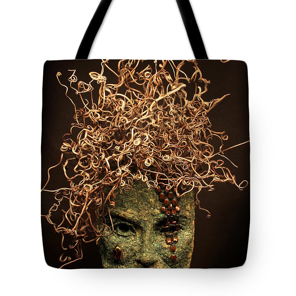Art Tote Bag featuring the sculpture Frou-Frou by Adam Long