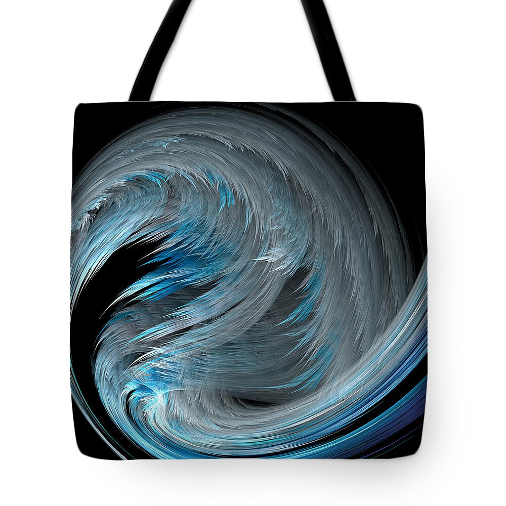 Vic Eberly Tote Bag featuring the digital art Frozen in Time by Vic Eberly