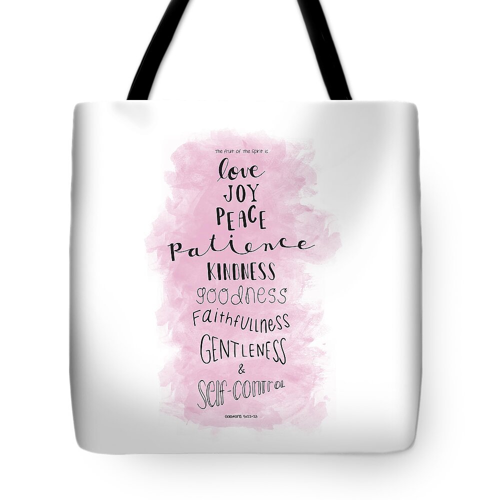 Faith Based Art Tote Bag featuring the painting Fruit by Nancy Ingersoll