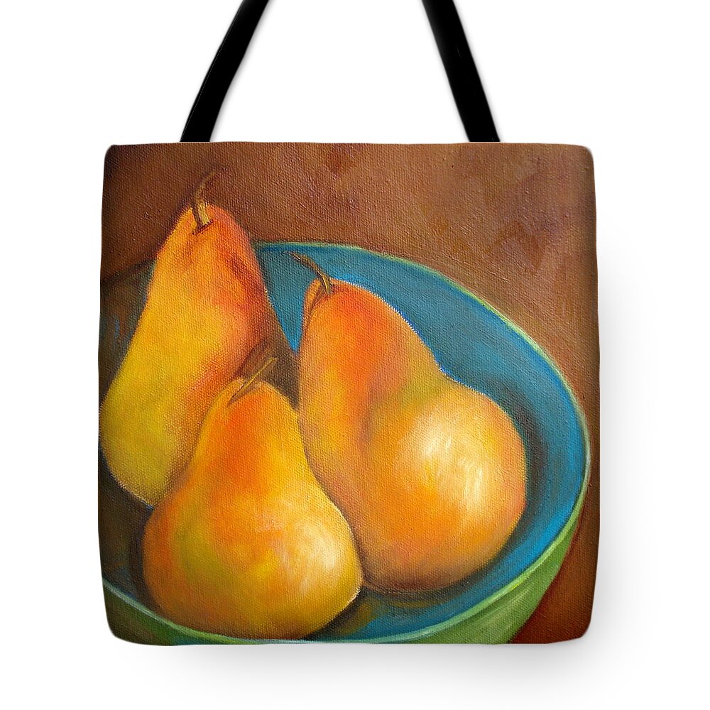 Fruit Tote Bag featuring the painting Fruit of the Spirit--SOLD by Susan Dehlinger