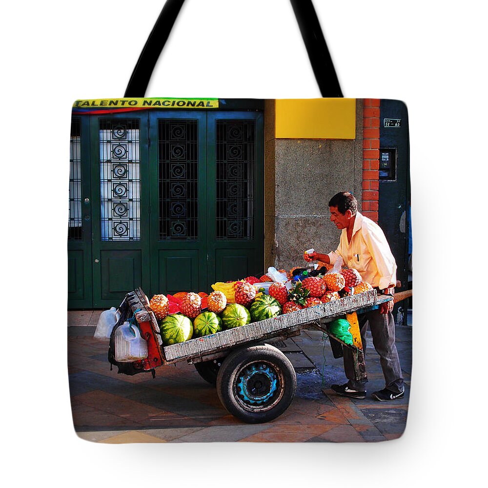 Fruta Limpia Tote Bag featuring the photograph Fruta Limpia by Skip Hunt