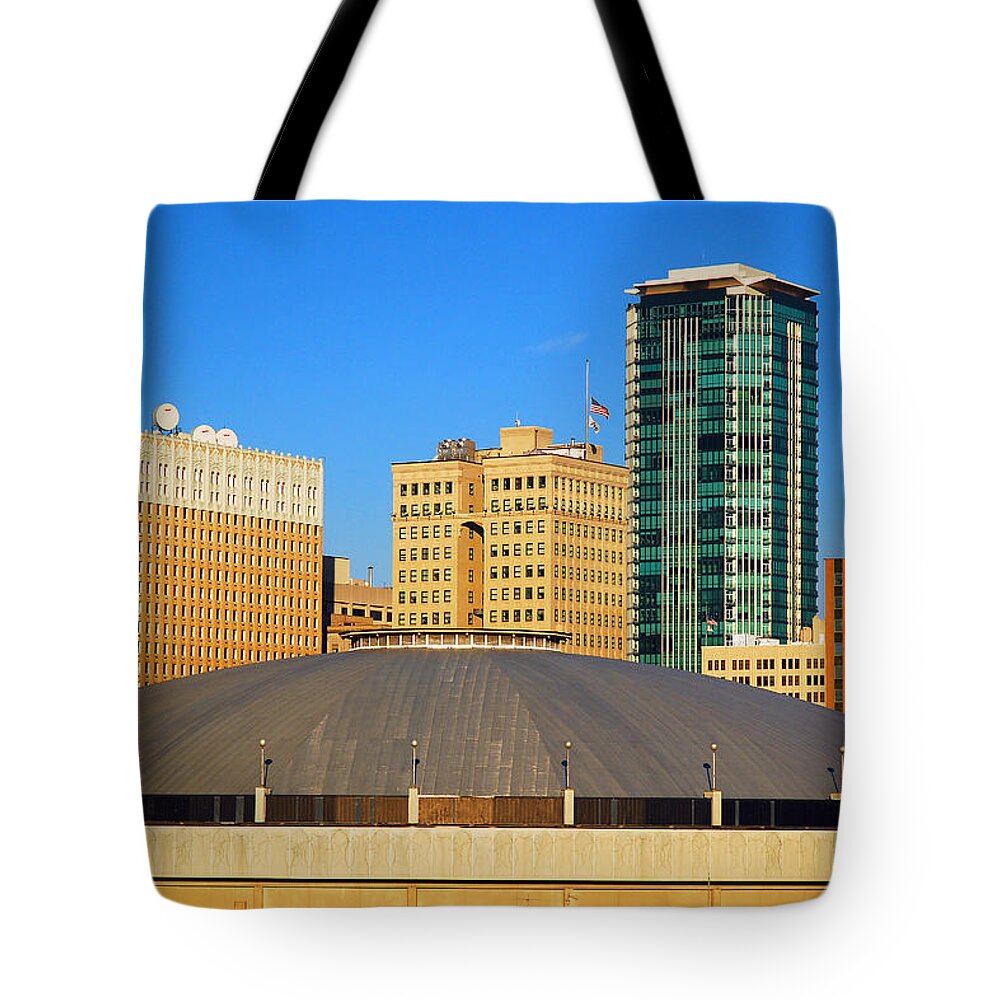 Fort Tote Bag featuring the photograph Ft Worth by James Kirkikis