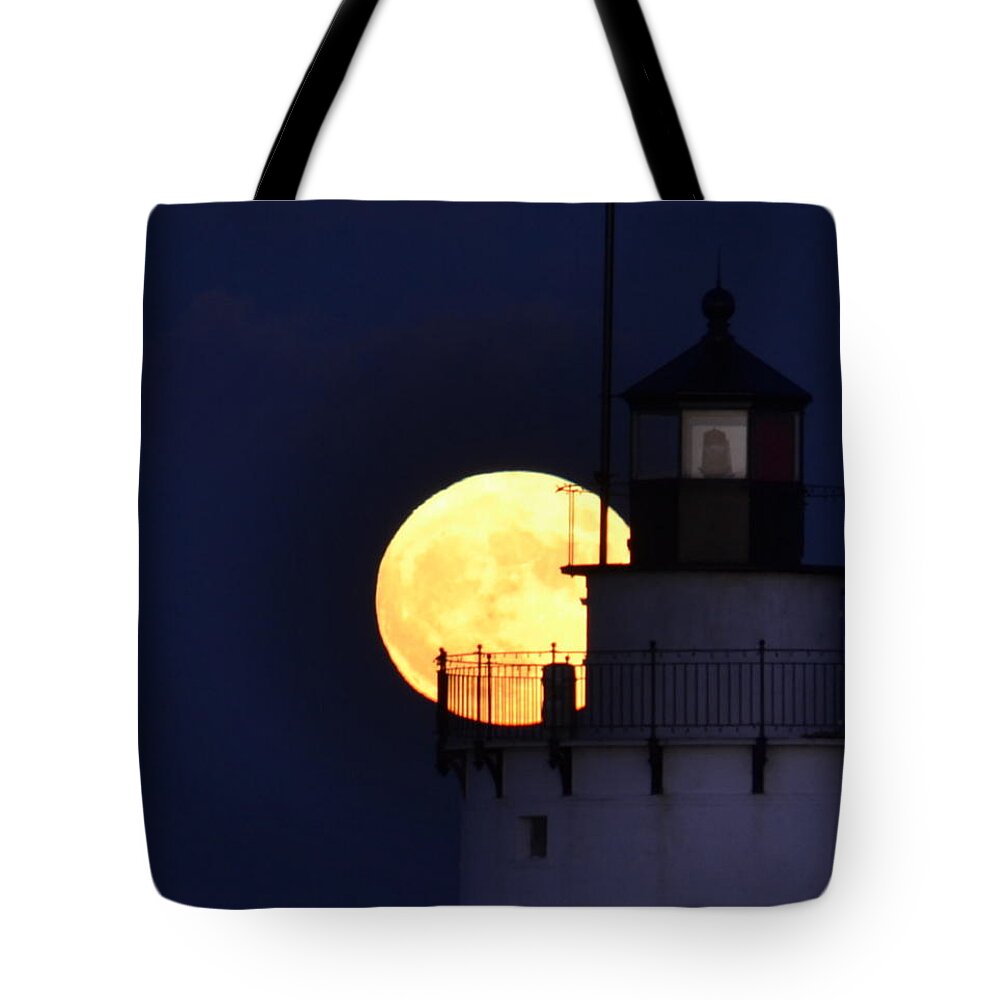 Moon Tote Bag featuring the photograph Illusion by Colleen Phaedra