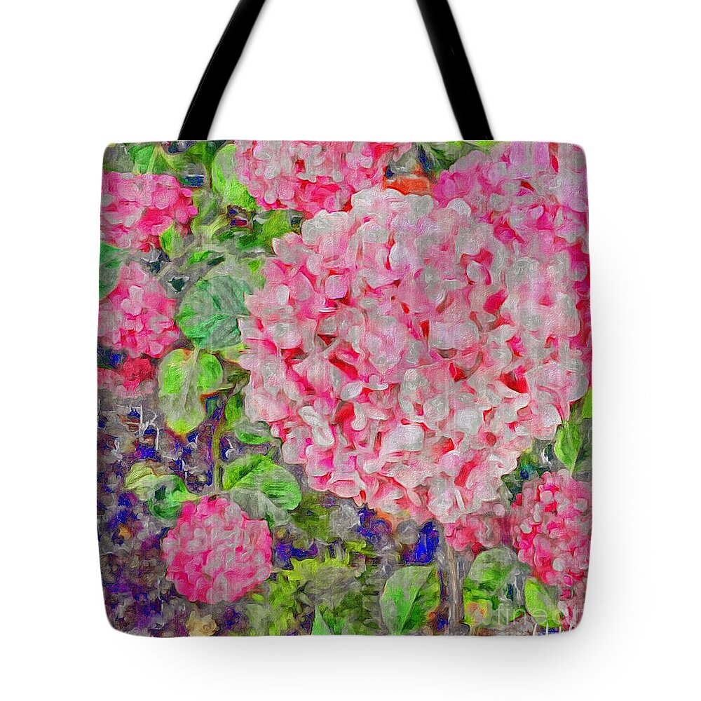 Digital Tote Bag featuring the photograph Fun with Flowers by William Wyckoff