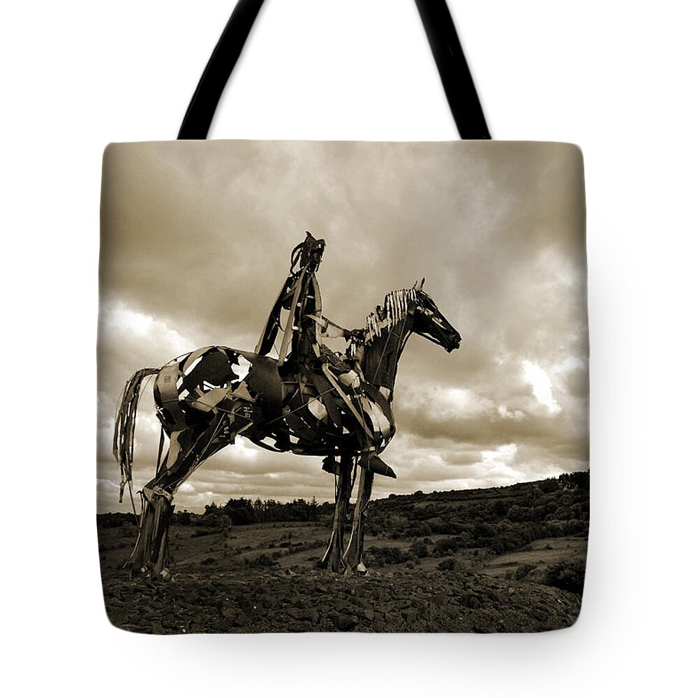 Gaelic Chieftain Tote Bag featuring the photograph Gaelic Chieftain. by Terence Davis