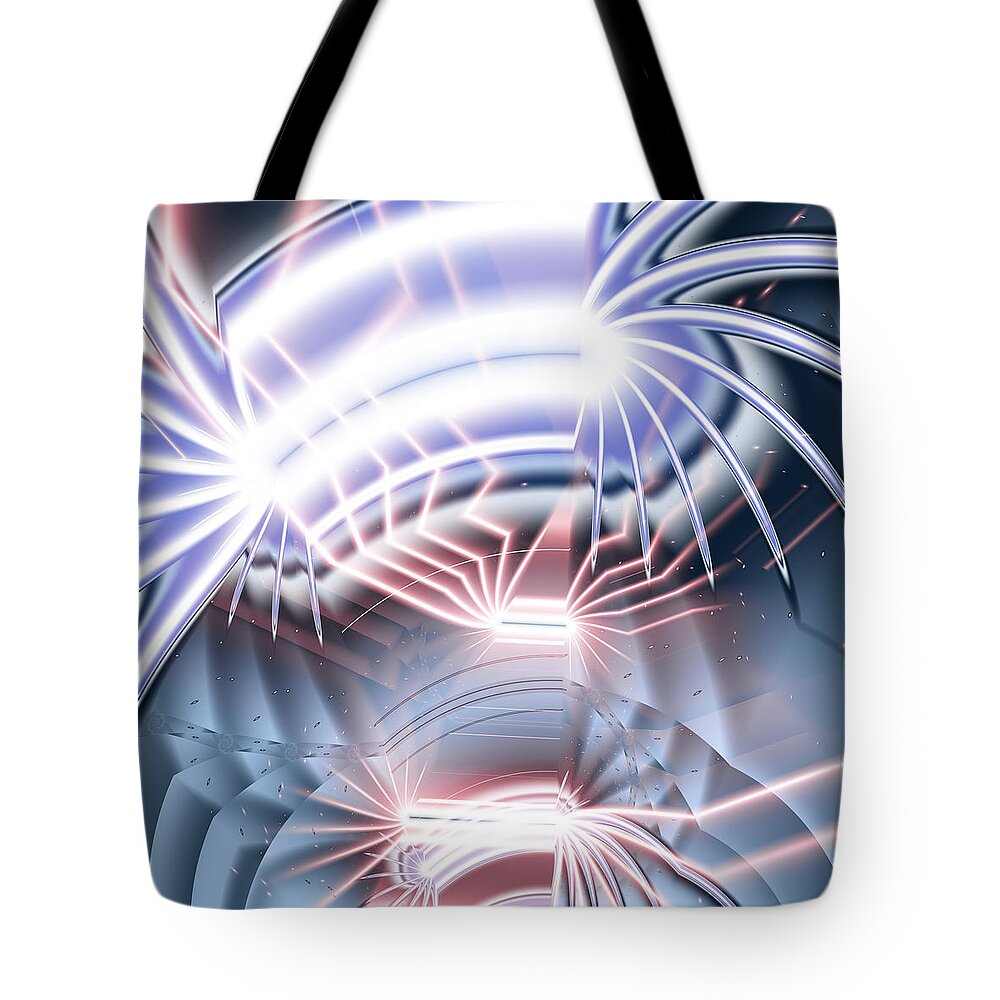 Vic Eberly Tote Bag featuring the digital art Gala by Vic Eberly