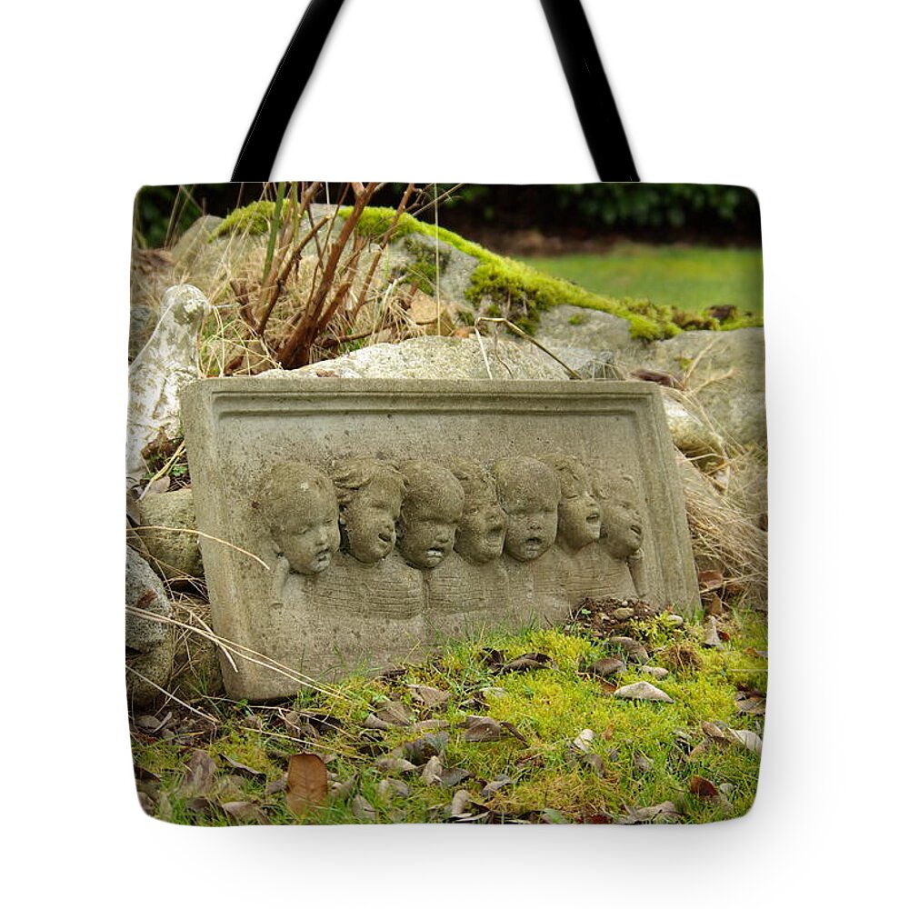 Garden Tote Bag featuring the photograph Garden Babies II by Cindy Johnston