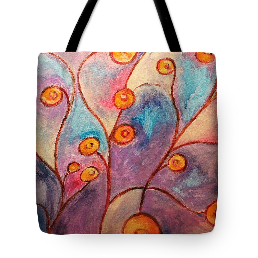 2007 Tote Bag featuring the painting Garden by Will Felix