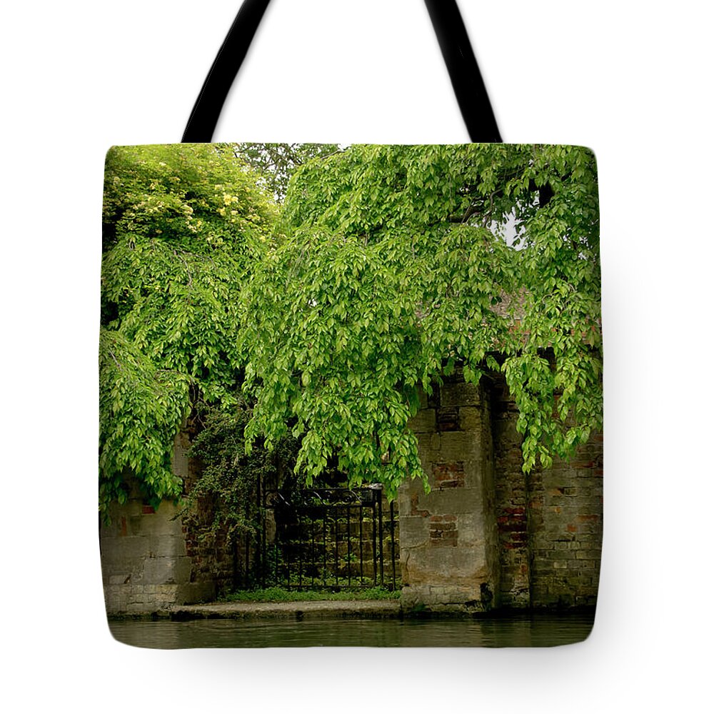 Cam Tote Bag featuring the photograph Gate to Cam waters. by Elena Perelman