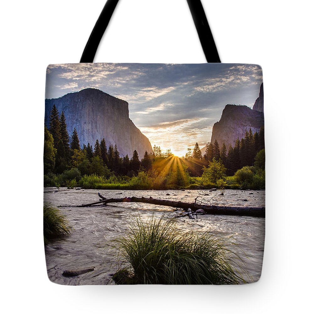 Yosemite National Park Tote Bag featuring the photograph Gates of the Valley by Adam Mateo Fierro