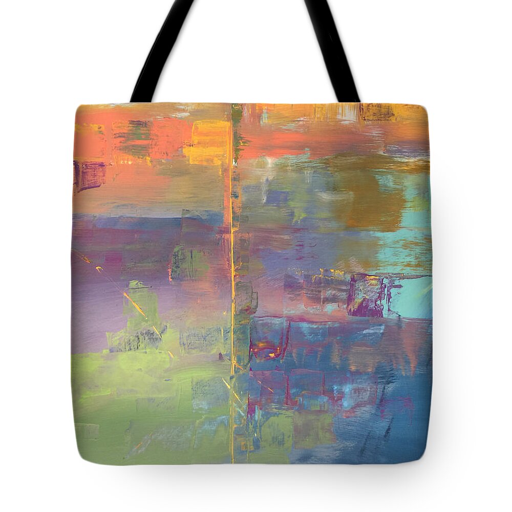 Nature Tote Bag featuring the painting Gazebo by Linda Bailey