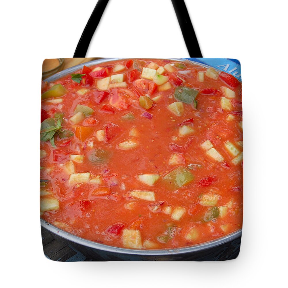 Gazpacho Tote Bag featuring the photograph Gazpacho Dreams by Carolyn Donnell