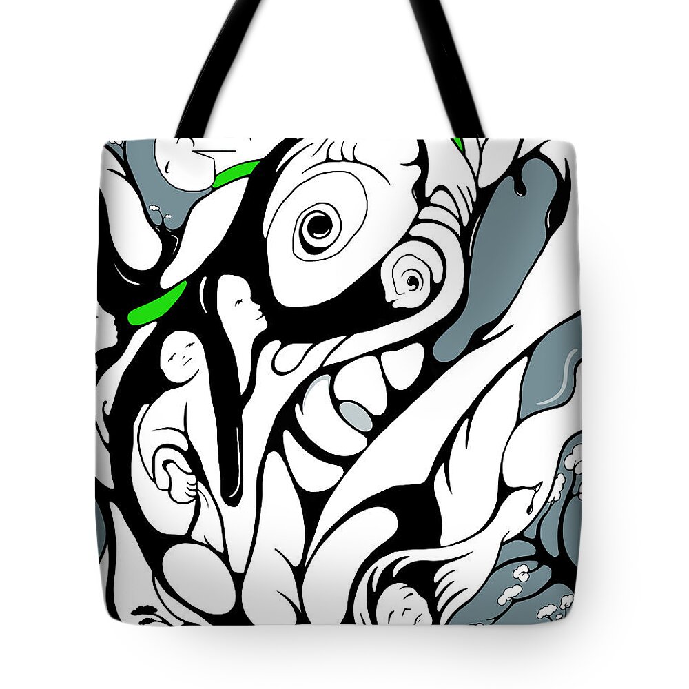 Female Tote Bag featuring the digital art Generations by Craig Tilley