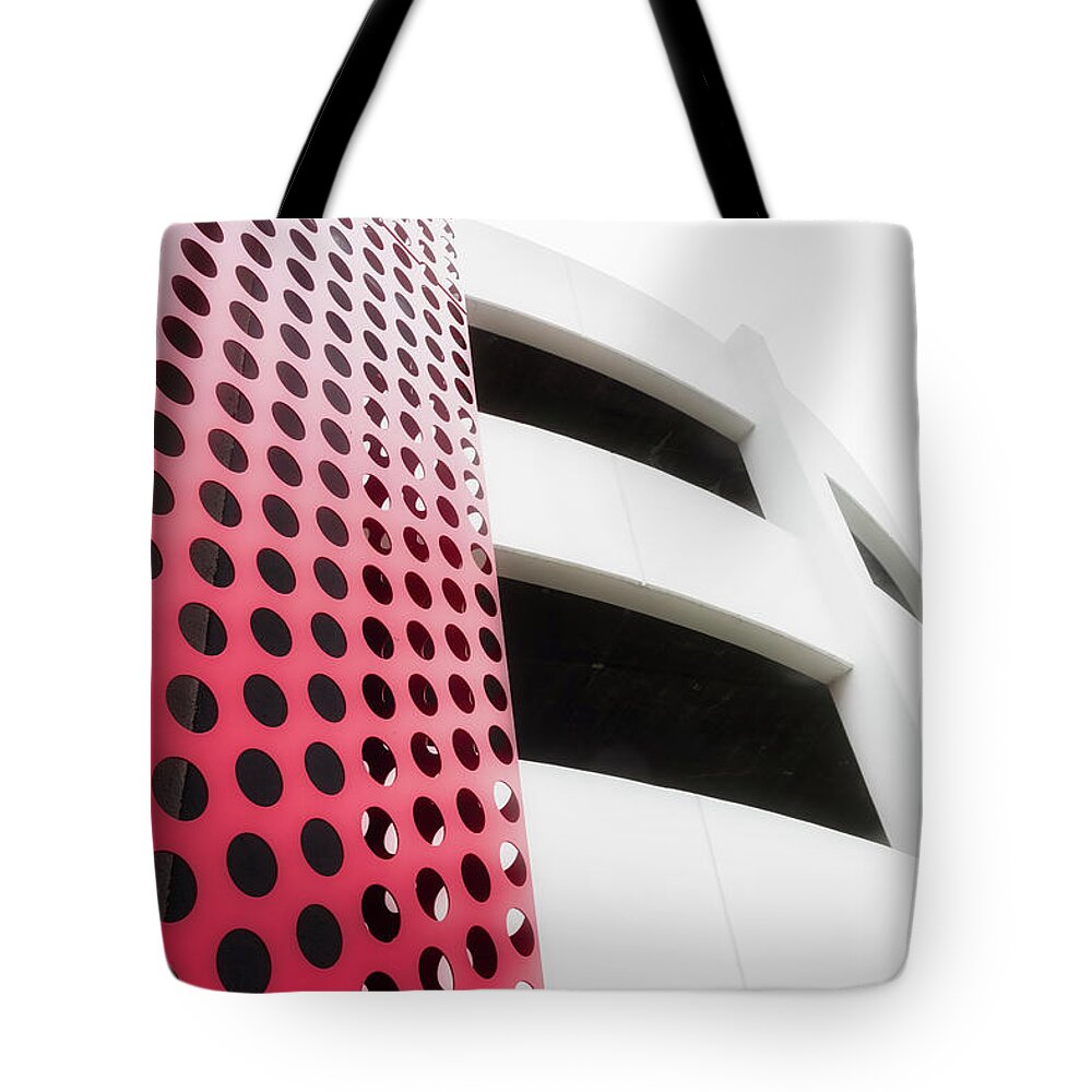 Architecture Tote Bag featuring the photograph Geometric Flow 03 by Mark David Gerson