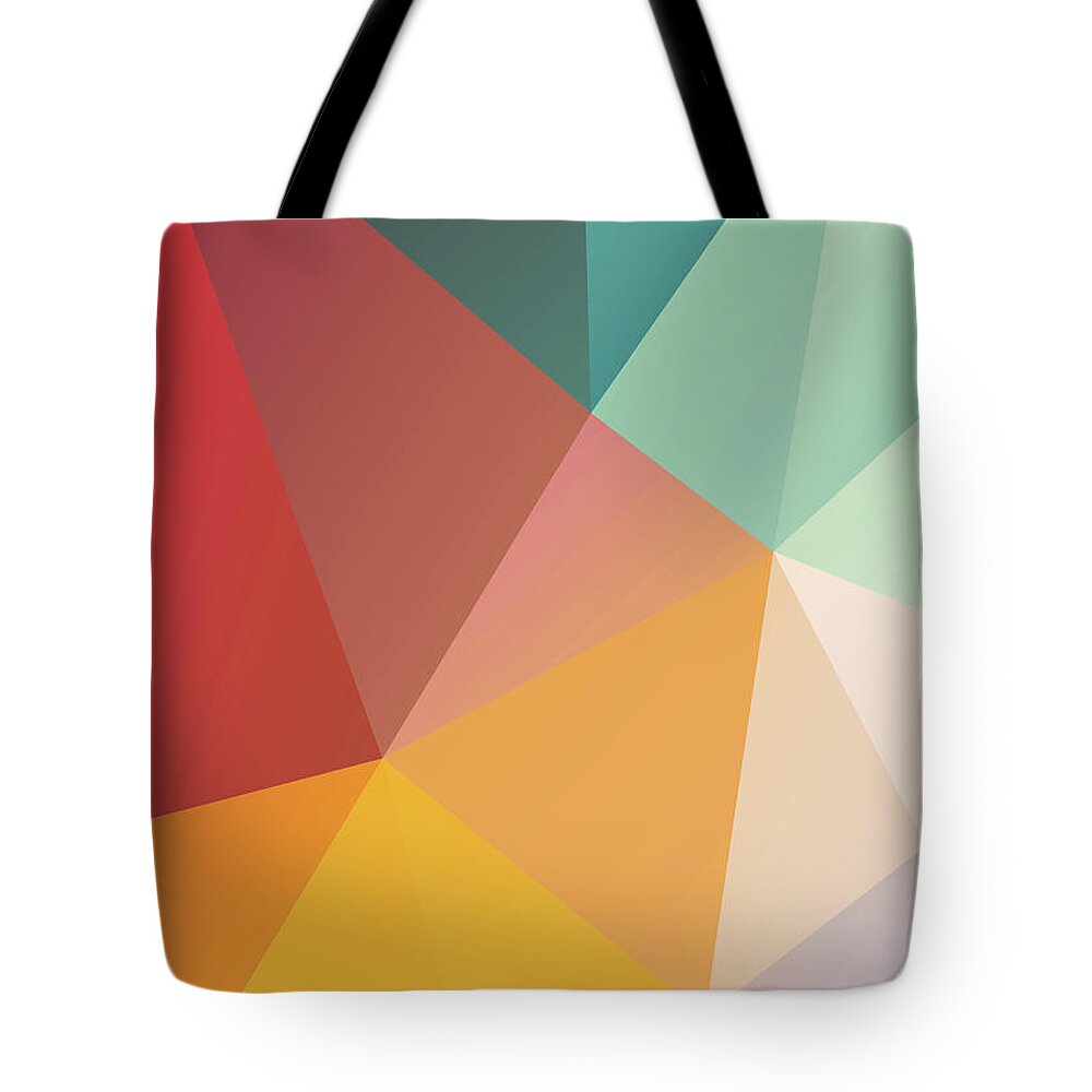  Tote Bag featuring the digital art Geometric XXIX by Ultra Pop