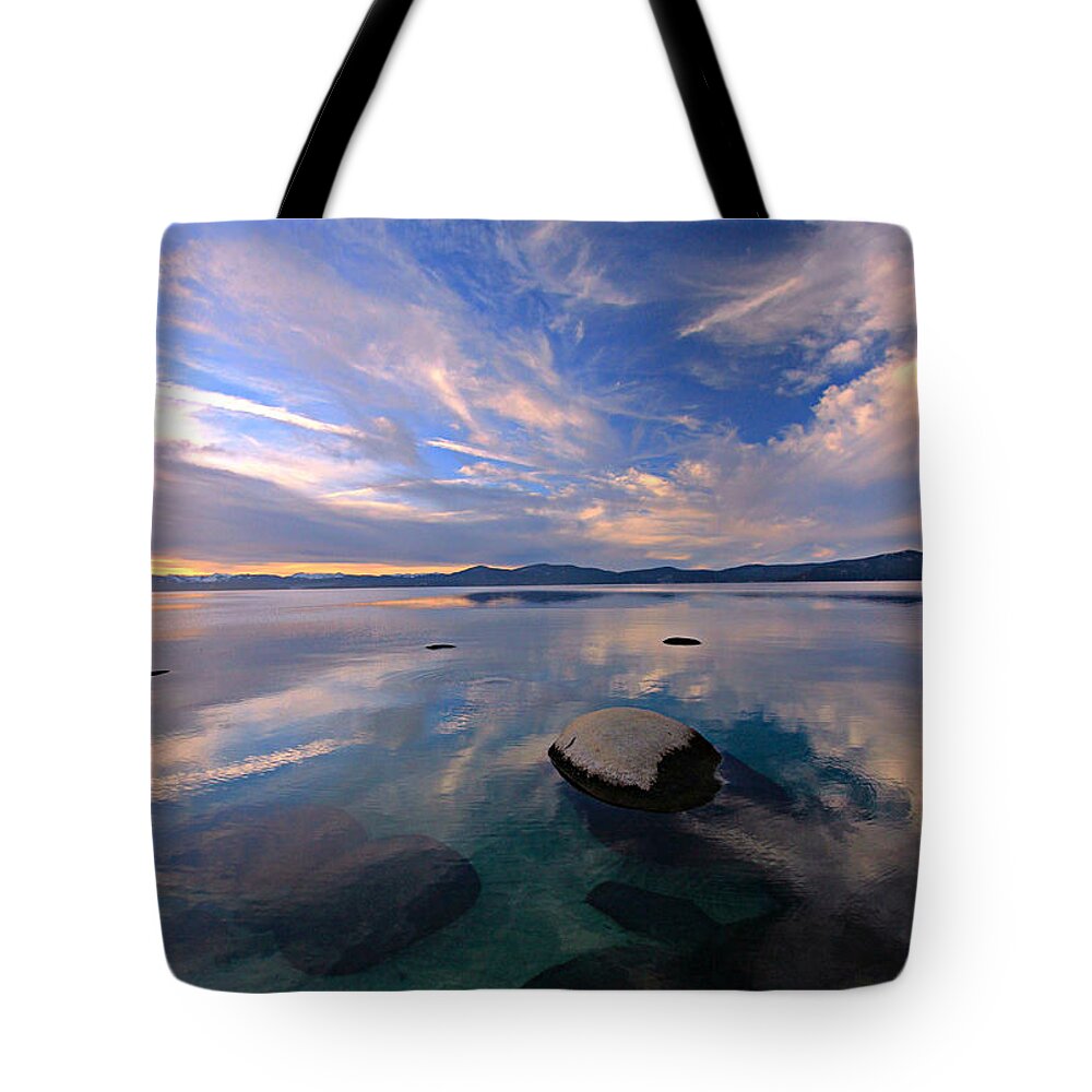  Lake Tahoe Tote Bag featuring the photograph Get Into Nature by Sean Sarsfield