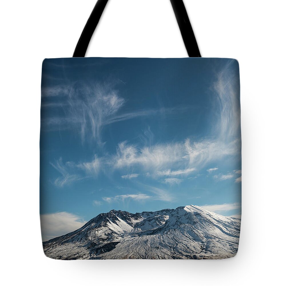 Autumn Tote Bag featuring the photograph Ghost Clouds by Robert Potts