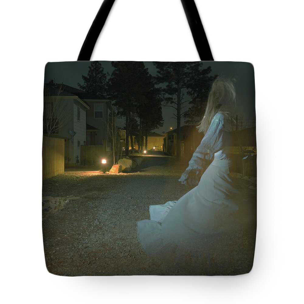 Ghost Tote Bag featuring the photograph Ghost Dancer by Scott Sawyer