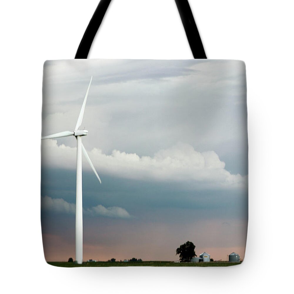 Storm Tote Bag featuring the photograph Giant in the Sky by Mary Anne Delgado