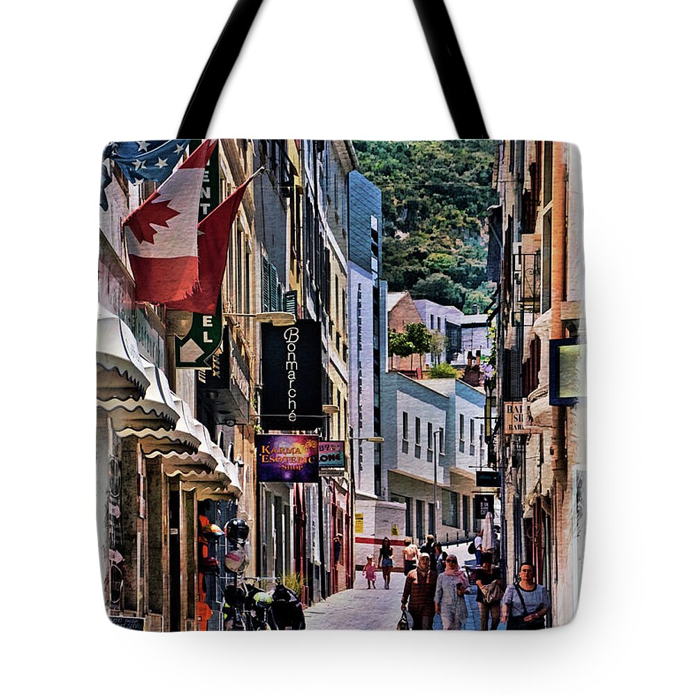 Gibraltar Tote Bag featuring the photograph Gibraltar by Norma Warden