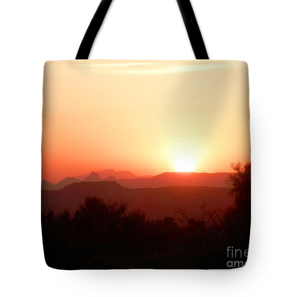 Hualapai Peak Tote Bag featuring the photograph Gifts of Hualapai by Barbara Leigh Art