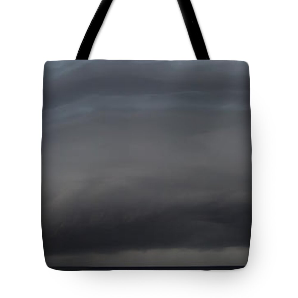 Panoramic Tote Bag featuring the photograph Gimme Shelter by Doug Gibbons