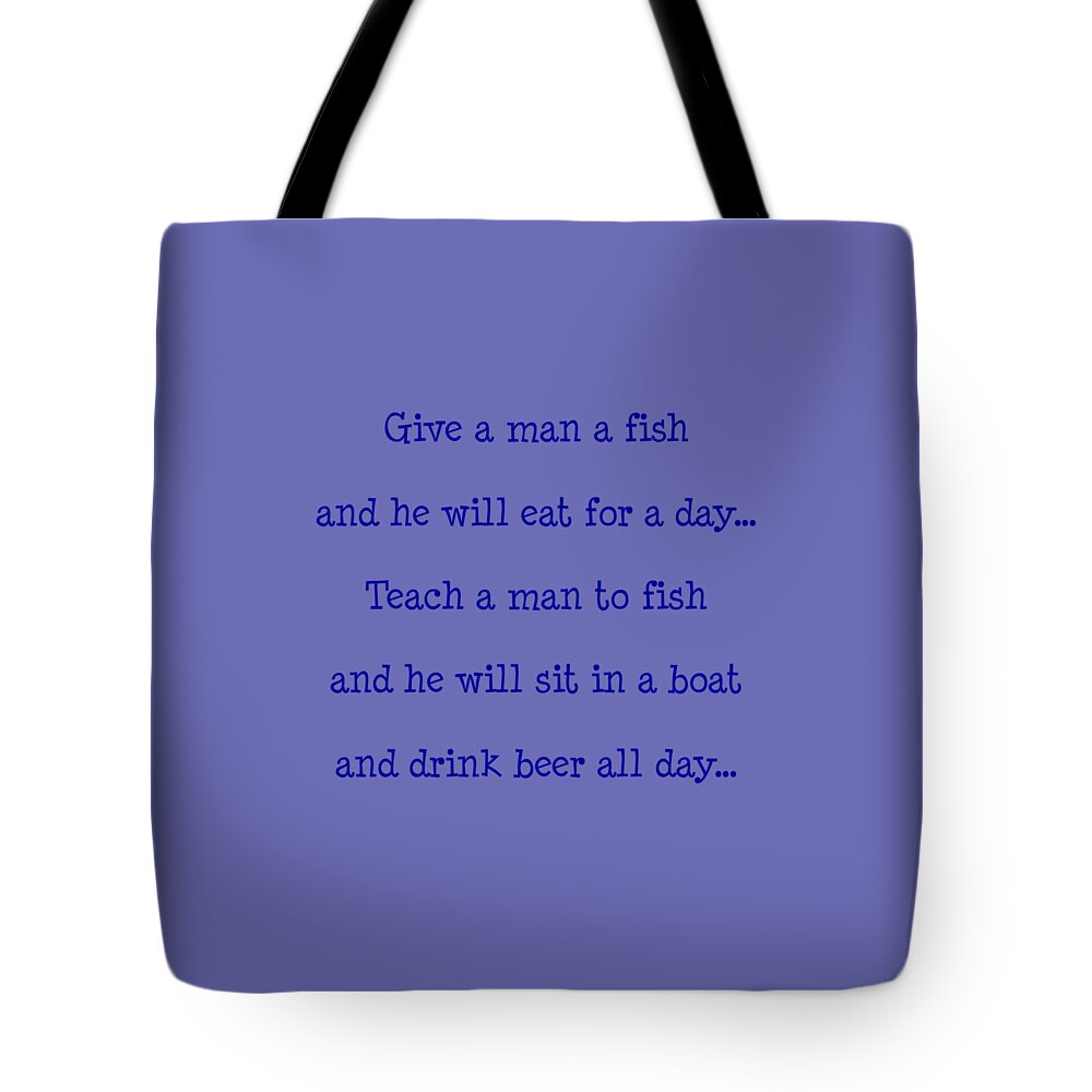 Give A Man A Fish Tote Bag featuring the photograph Give a Man a Fish by Pat Cook