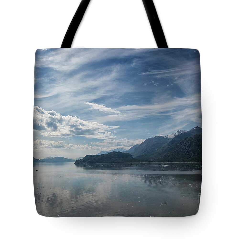 Glacier Tote Bag featuring the photograph Glacier Bay Scenic by Timothy Johnson