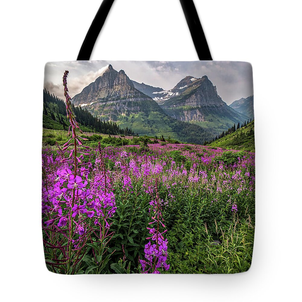 Glacier Tote Bag featuring the photograph Glacier in Summer by Peter Tellone