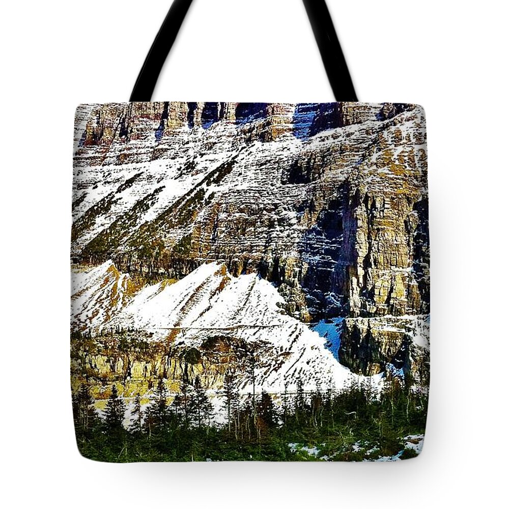 Landscape Tote Bag featuring the photograph Glacier National Park 3 by Merle Grenz