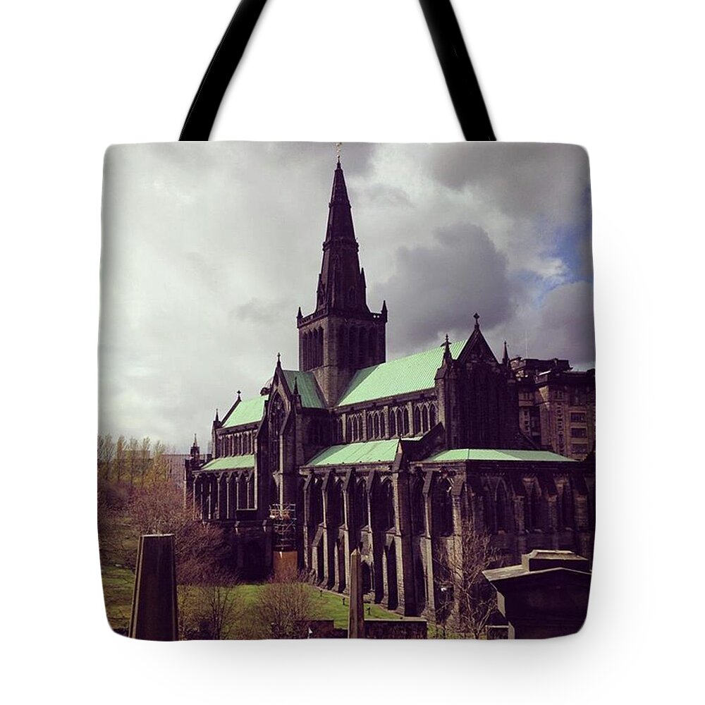 Darksouls Tote Bag featuring the photograph Lofty Devotion by Michael Paget