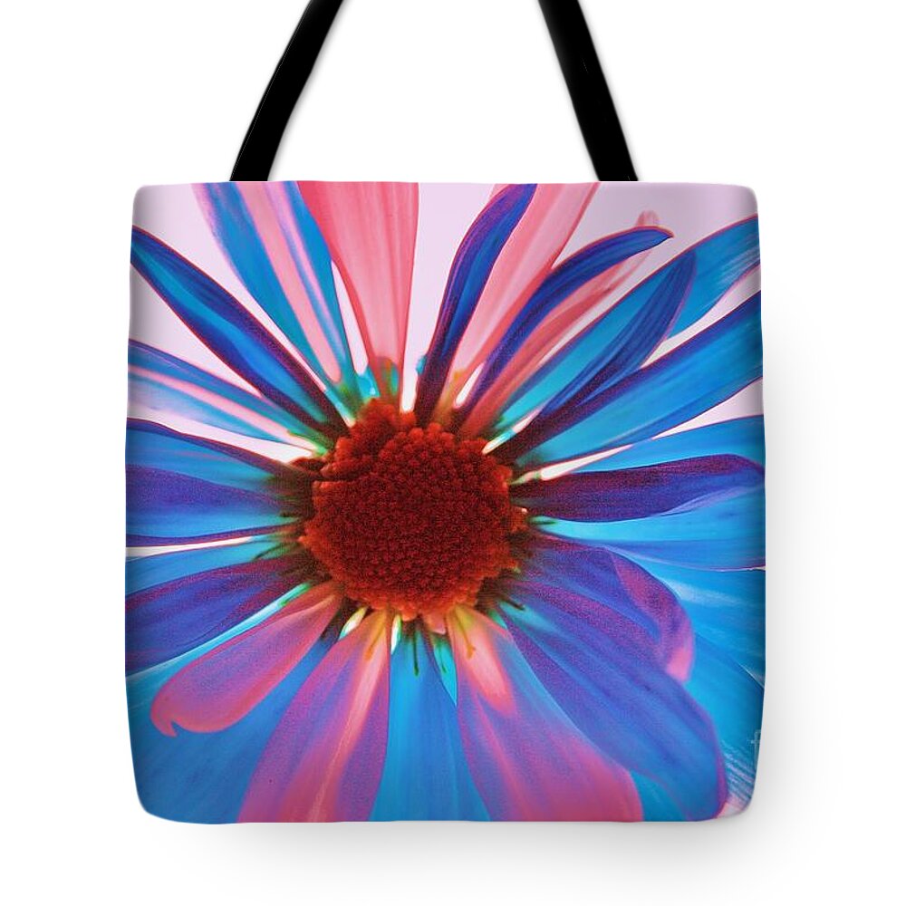 Flower Tote Bag featuring the photograph Glass Petals by Julie Lueders 