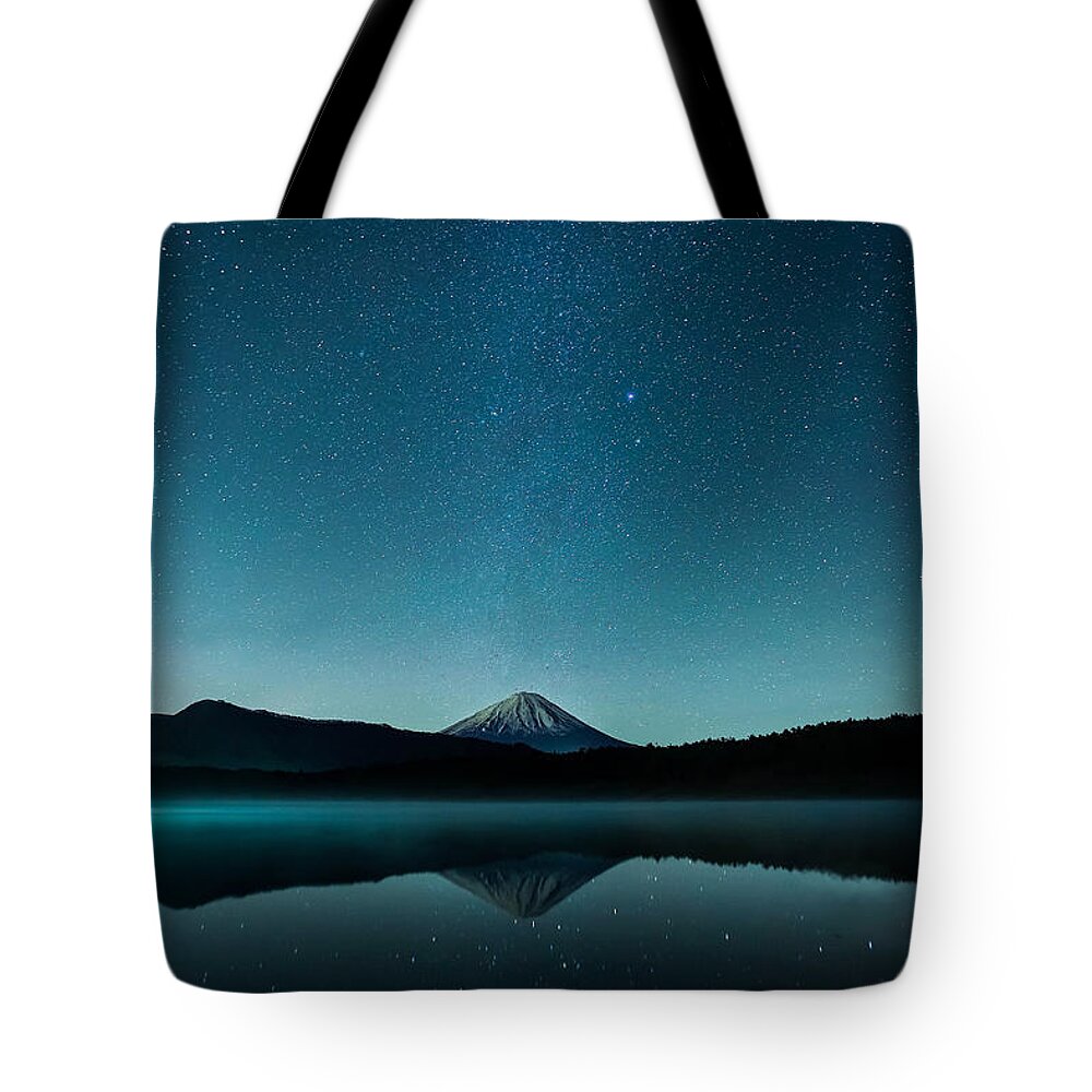 Volcano Tote Bag featuring the photograph Glazing Lake by Britten Adams