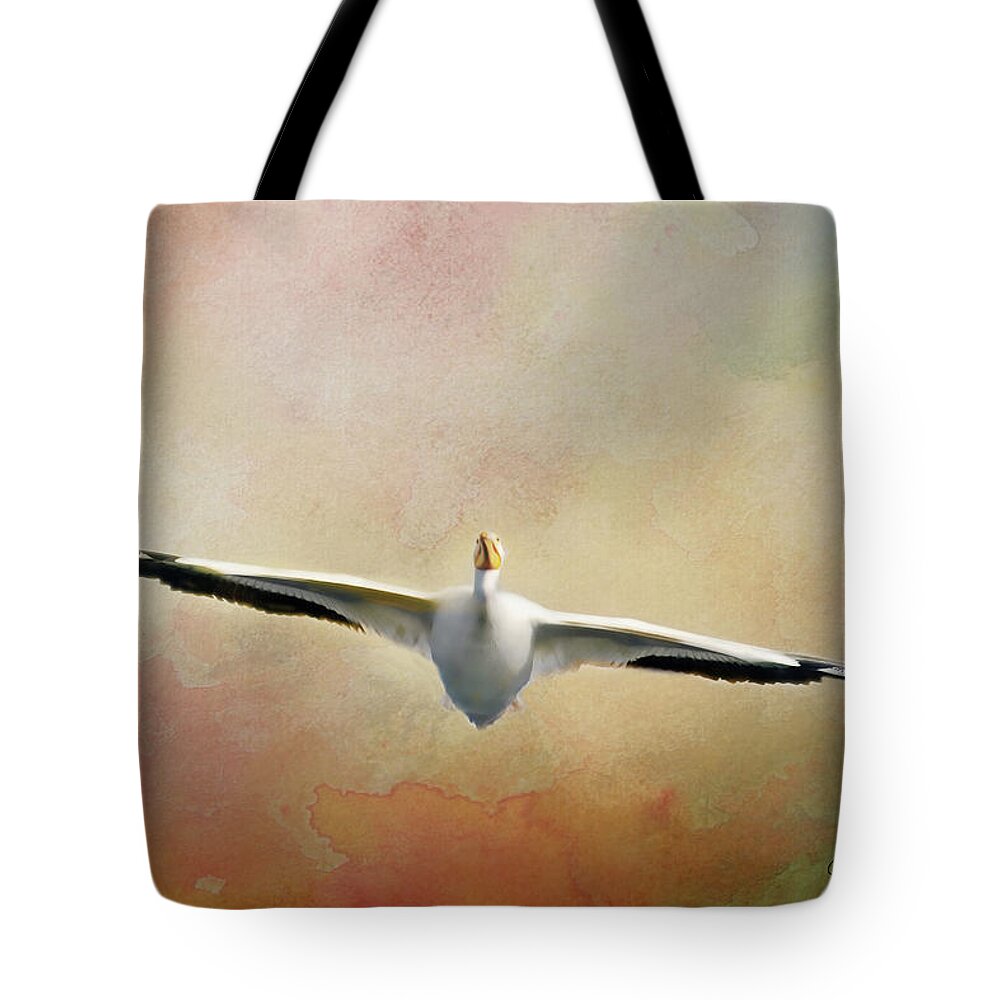 Nature Tote Bag featuring the photograph Gliding on Air by Norma Warden