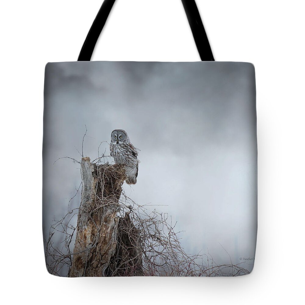 Owls Tote Bag featuring the photograph Gloomy Sunday by Heather King
