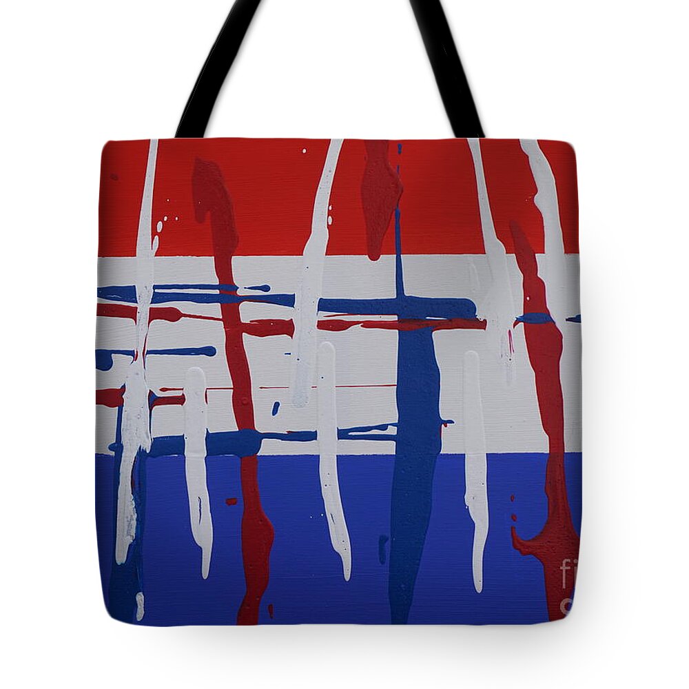 Abstract Tote Bag featuring the painting Glory by Jimmy Clark