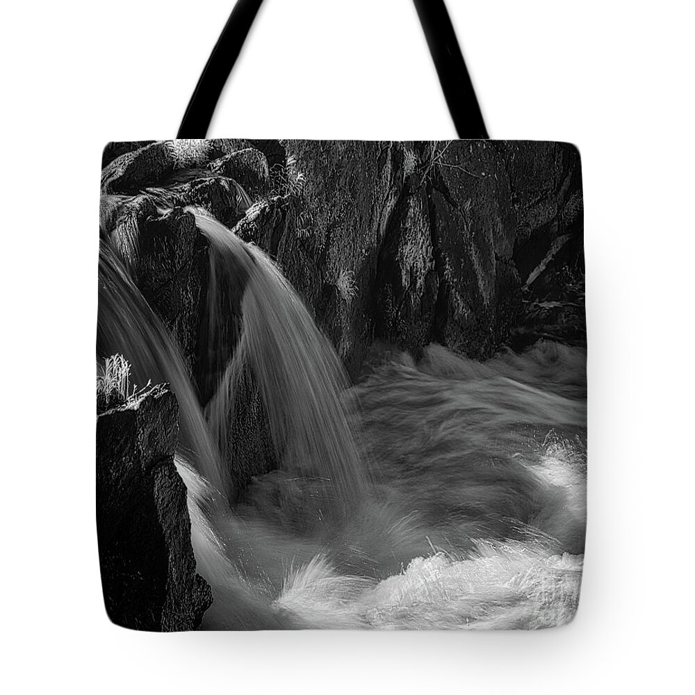 Great Falls Tote Bag featuring the photograph Go with the flow by Izet Kapetanovic