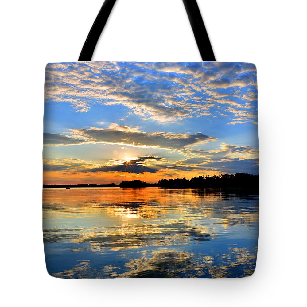 God's Glory Tote Bag featuring the photograph God's Glory by Lisa Wooten