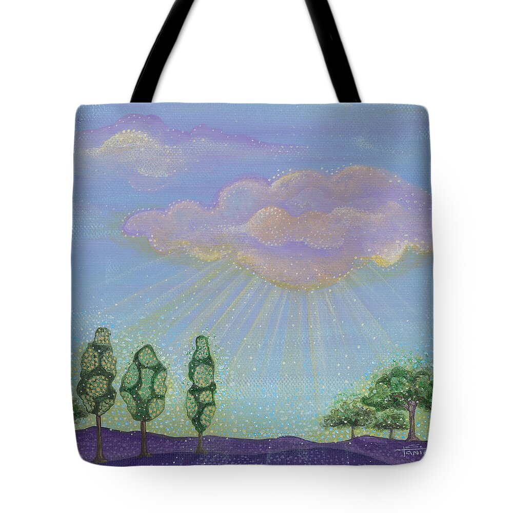 God's Grace Tote Bag featuring the painting God's Grace by Tanielle Childers