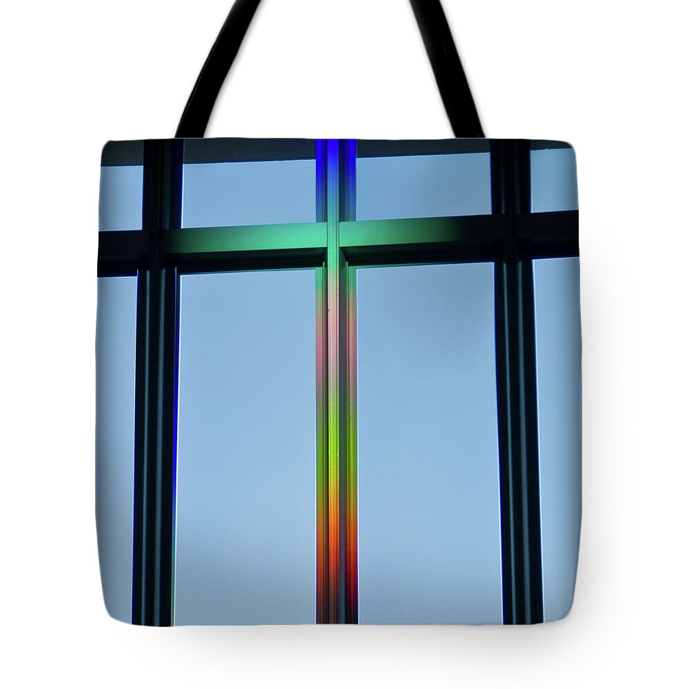 Prism Tote Bag featuring the photograph God's Light by Joie Cameron-Brown
