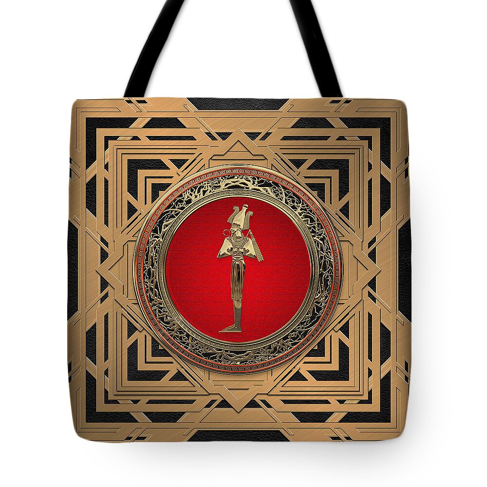 ‘treasures Of Egypt’ Collection By Serge Averbukh Tote Bag featuring the digital art Gods of Egypt - Osiris by Serge Averbukh