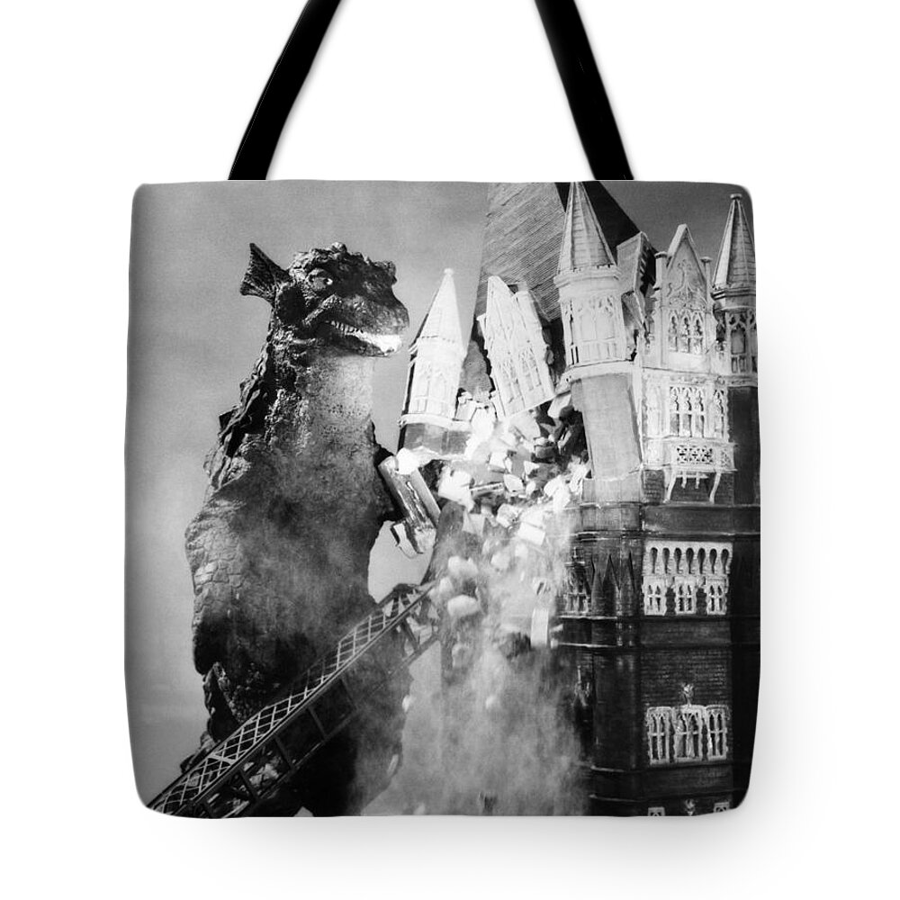 20th Century Tote Bag featuring the photograph Godzilla by Granger