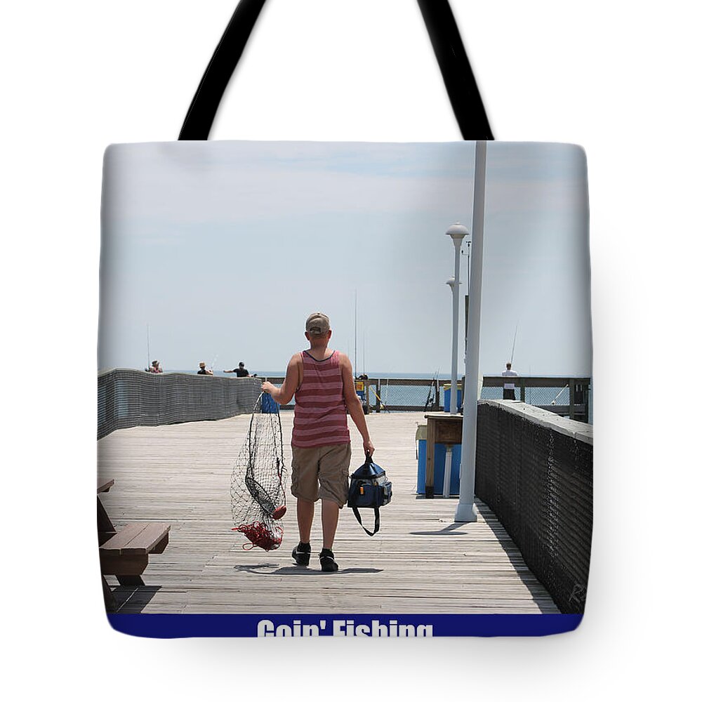 Fish Tote Bag featuring the photograph Goin' Fishing by Robert Banach