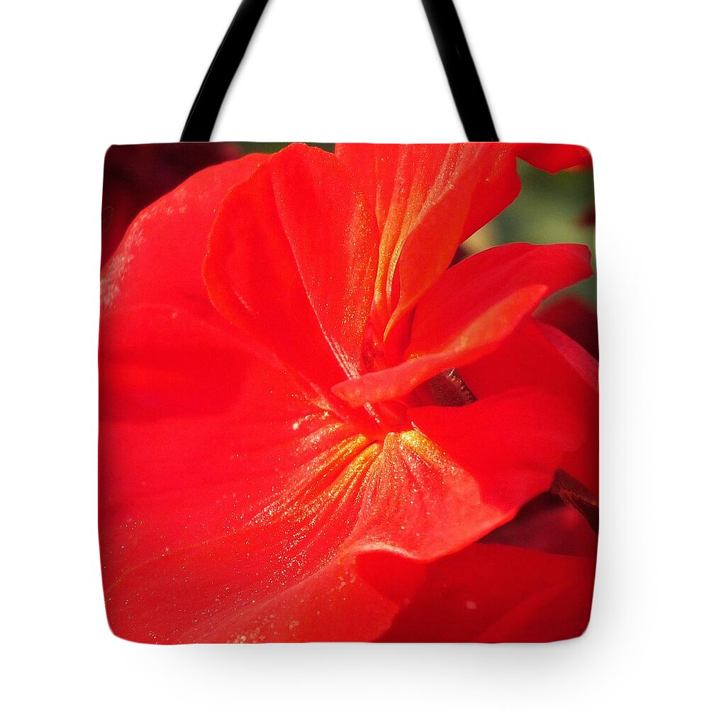 Gold Tote Bag featuring the digital art Gold Passion by Tg Devore