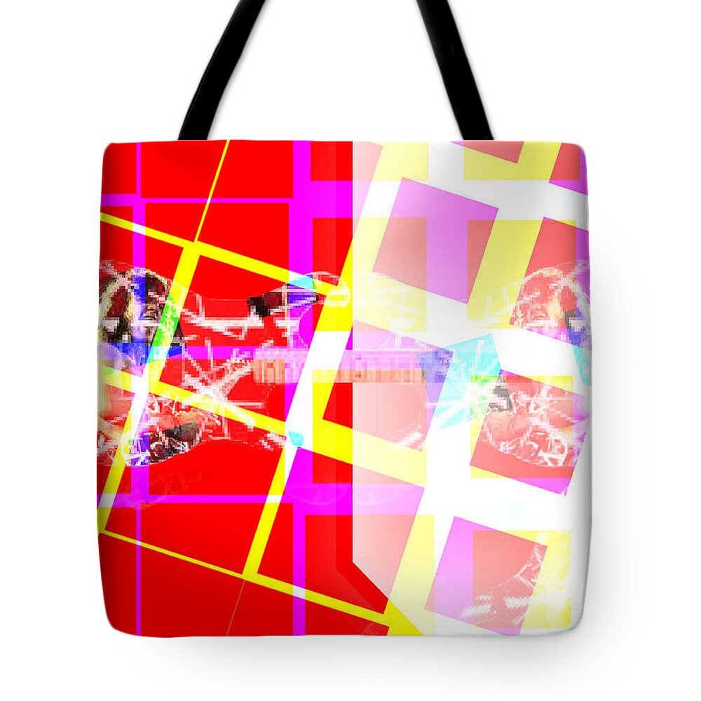 #abstracts #acrylic #artgallery # #artist #artnews # #artwork # #callforart #callforentries #colour #creative # #paint #painting #paintings #photograph #photography #photoshoot #photoshop #photoshopped Tote Bag featuring the digital art Golden Axe Part 35 by The Lovelock experience